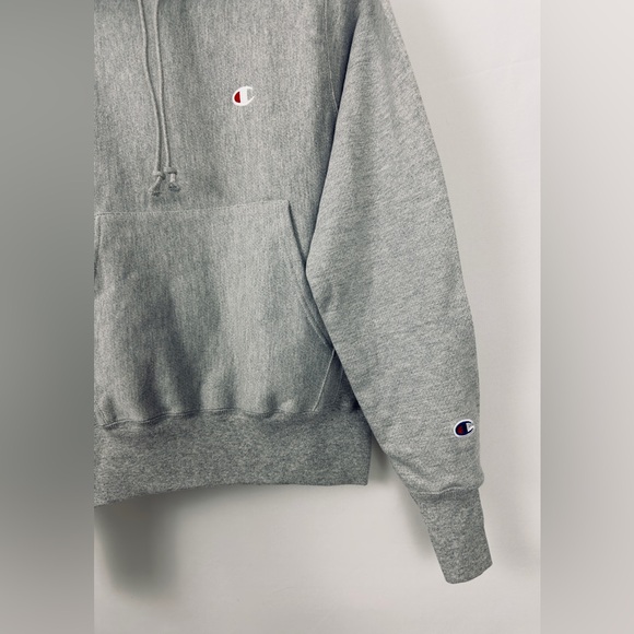 CHAMPION Men’s Reverse Weave Hoodie, C Logo Oxford Gray X-Small New with… - Picture 9 of 16